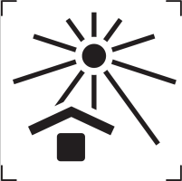 keep away from sunlight icon