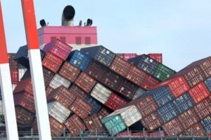 falling containers