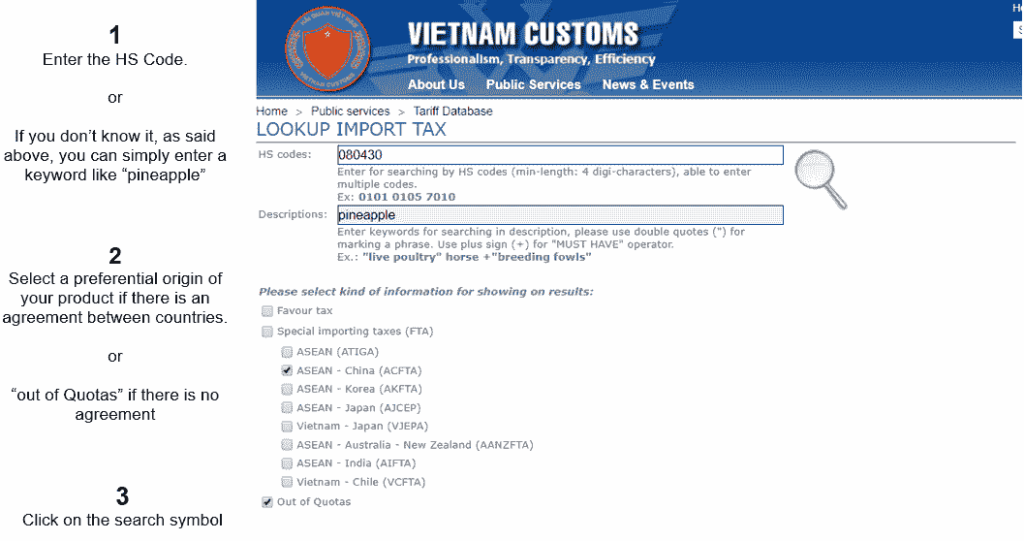 Freight from Vietnam to Hong Kong Rates Transit Times Duties & Taxes