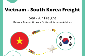 Freight from Vietnam to South Korea | Rates - Transit Times - Duties & Taxes