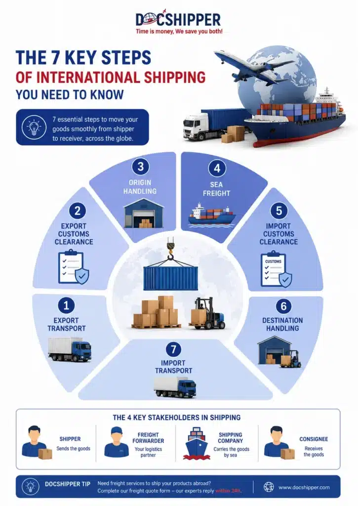 The 7 Key Steps of International Shipping You Need to Know