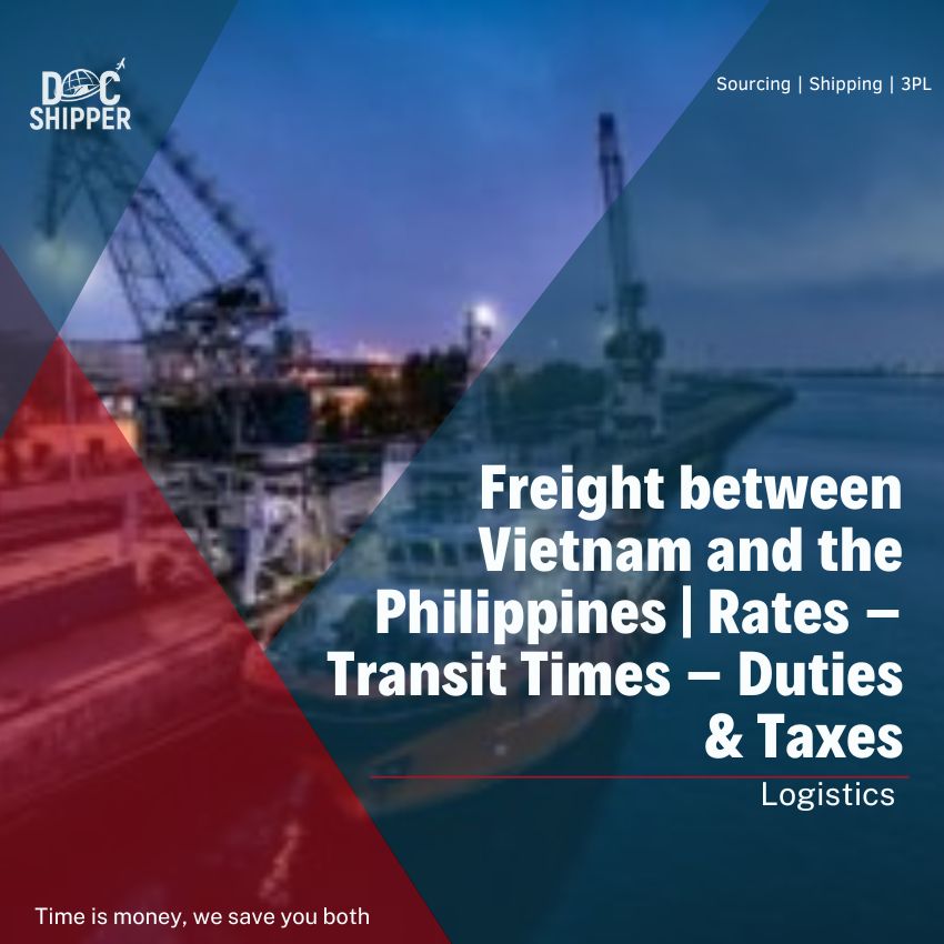 Freight between Vietnam and the Philippines Rates